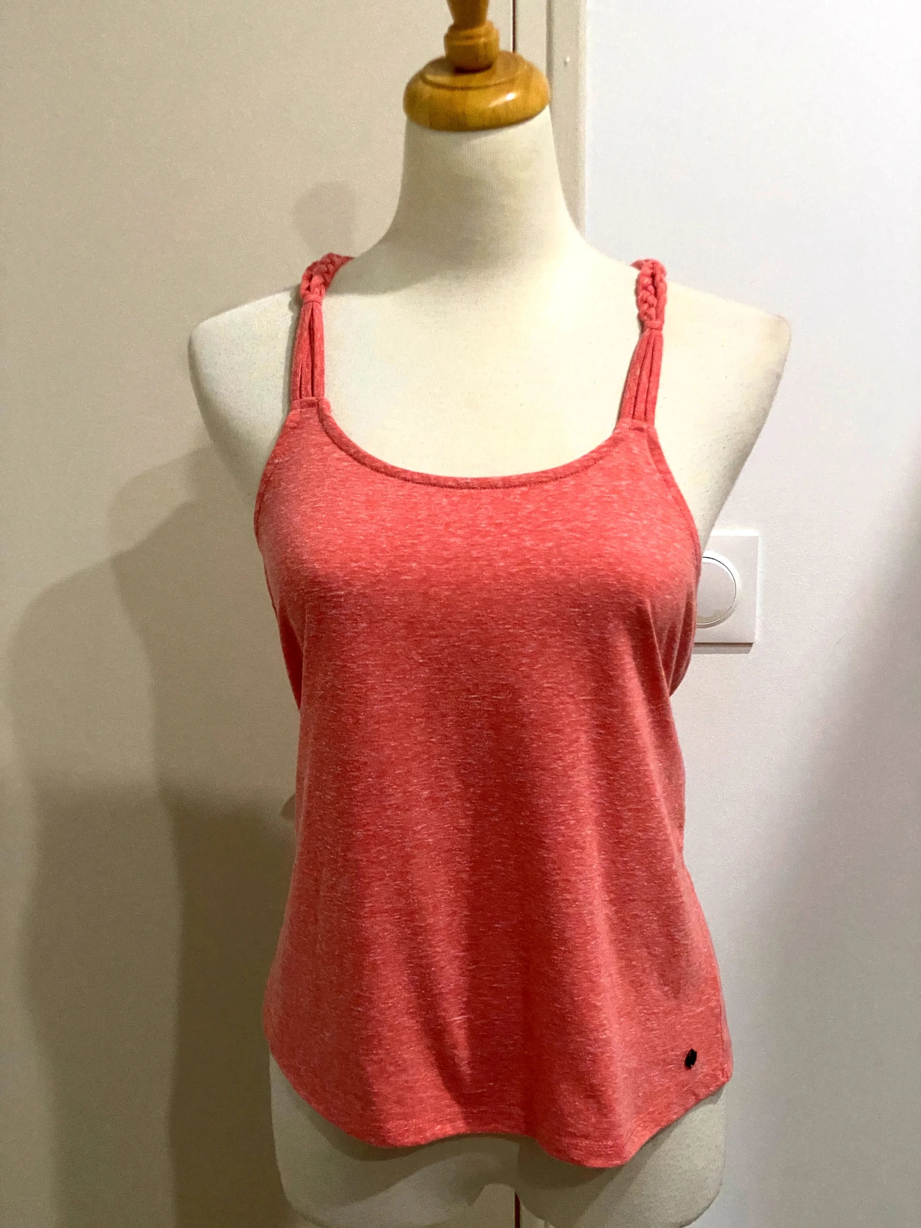 Débardeur corail chiné dos original Bonobo taille XS